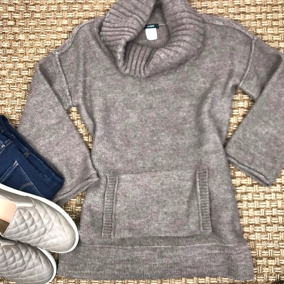 J. Crew Sweaters - J. Crew |  Taupe Cowl Neck Sweater